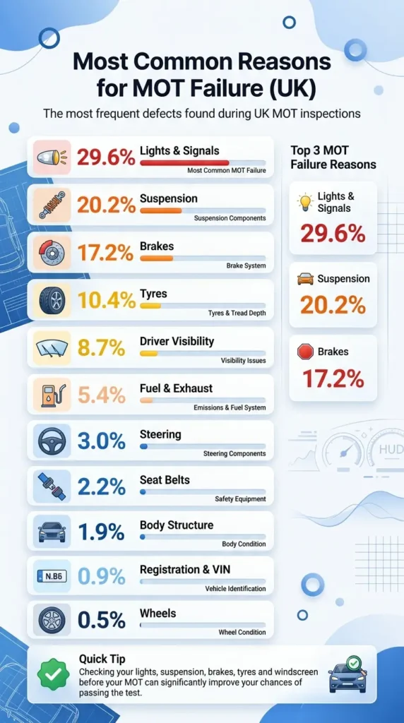 infographics for MOT Inspection Checklist & Tips