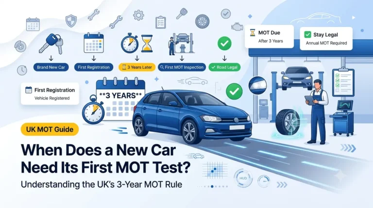 image for When a New Car Needs First MOT Test (UK)