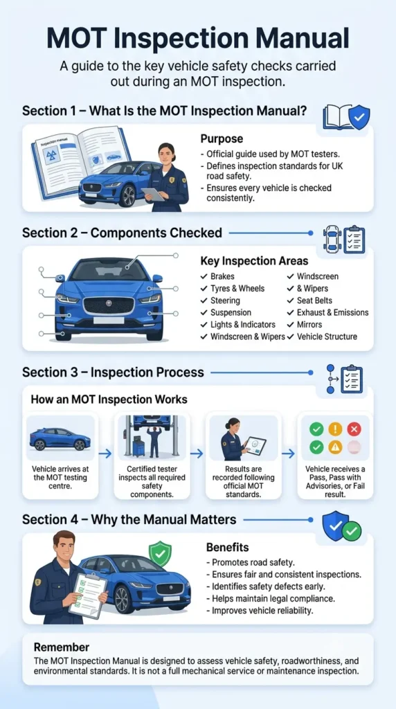 infographics on mot inspection manual
