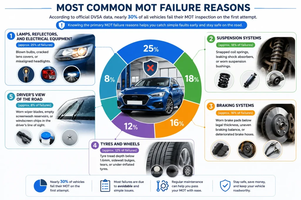 image on mot test failure reasons