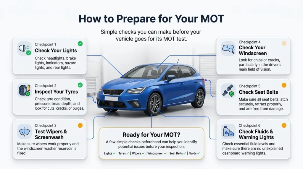 image for mot preparation checklist
